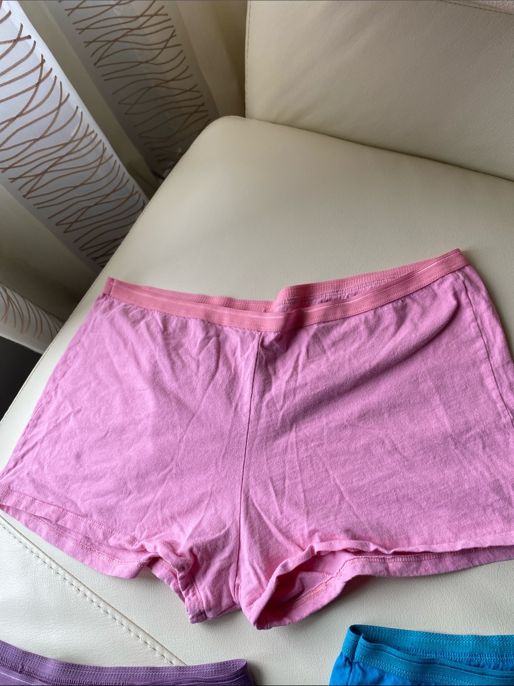 Fruit of the Loom 100% cotton Boyshort Panties - Size XL (14-16) - 3 pack - Picture 4 of 13